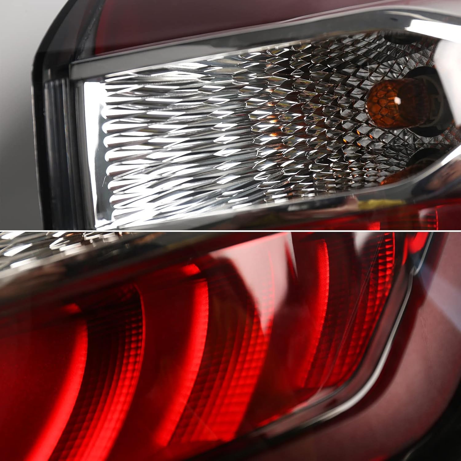 FIONE for Ford Escape Kuga Tail Light Assembly 2017 2018 2019 Outer Brake Rear Lamp Stop Indicator Light Right Passenger Side RH